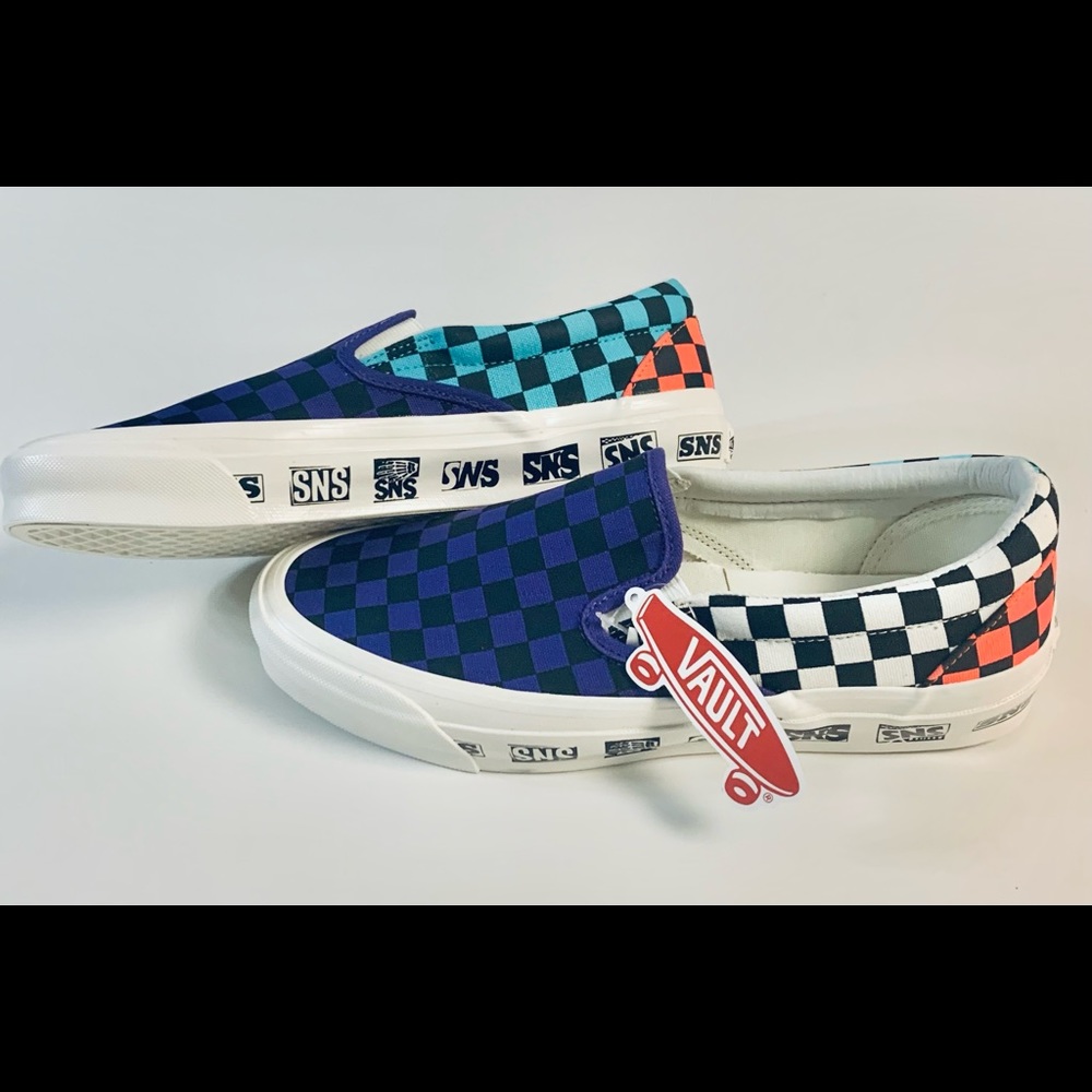 COPY - Vans OG Classic Slip-On Electric Purple / Marshmallow Men’s Sz 9 Women’s…